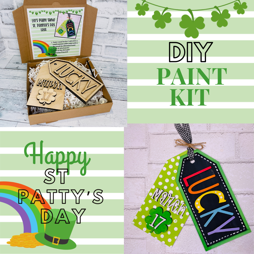 DIY Kit St. Patrick's Day Lucky Tag