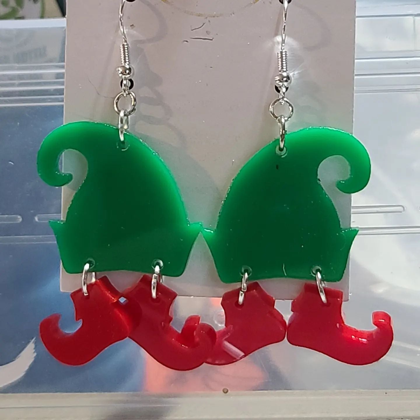 Acrylic Elf Earrings