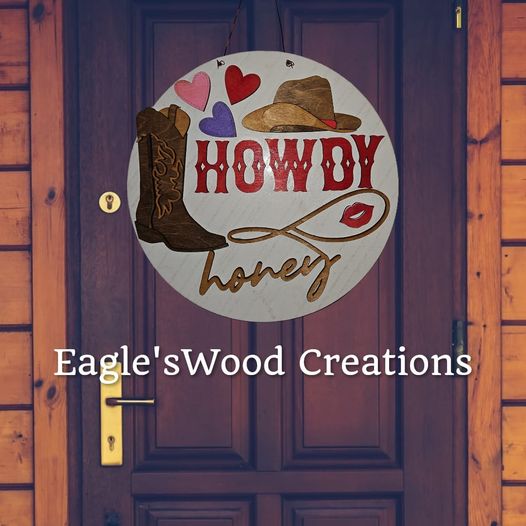 Howdy Honey Door Hanger