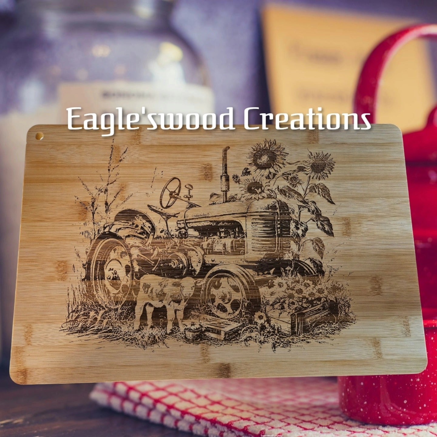 Tractor Cutting Board