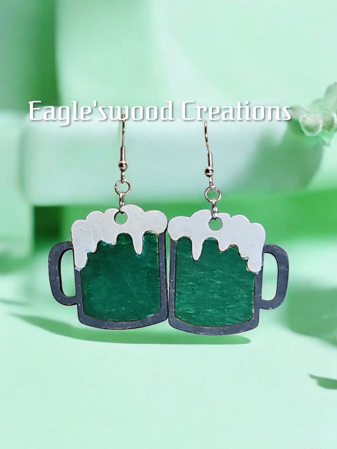 Beer Mug Earrings
