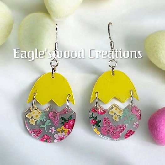 Dangle Easter Egg Earrings