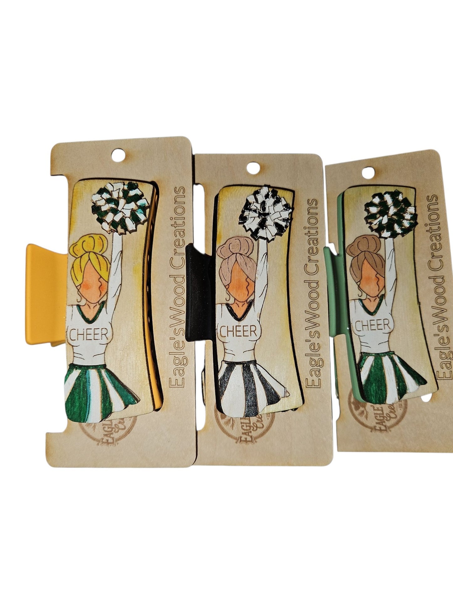 Cheerleader Hairclip 4.1"