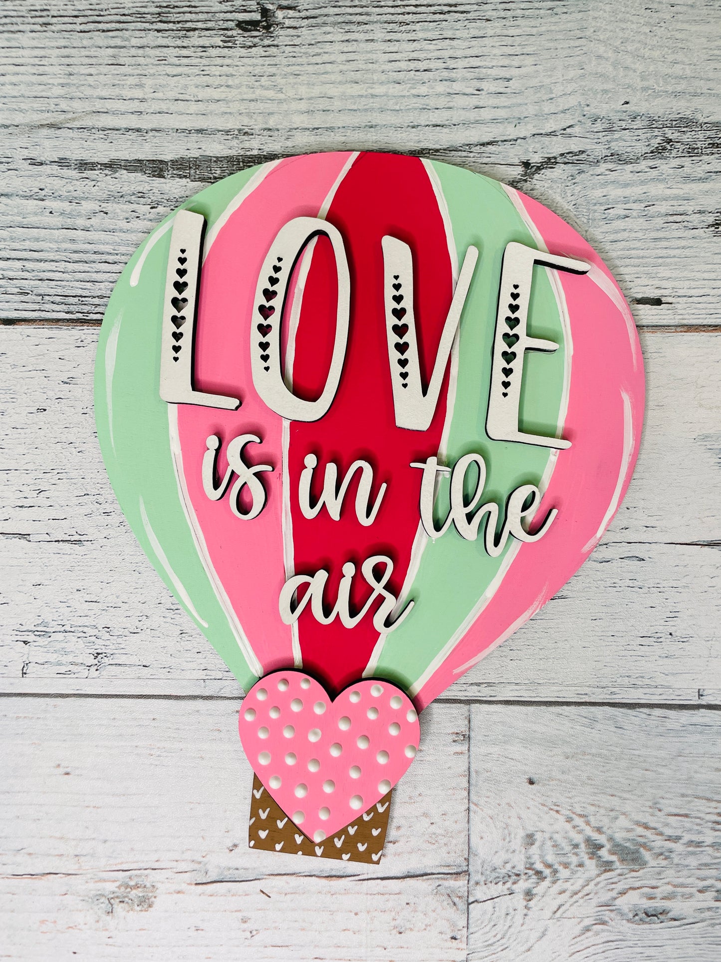 DIY Kit Valentine's Hot Air Balloon
