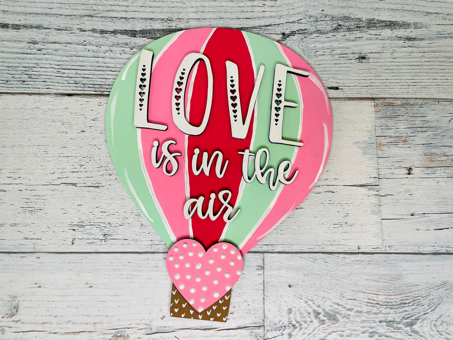 DIY Kit Valentine's Hot Air Balloon