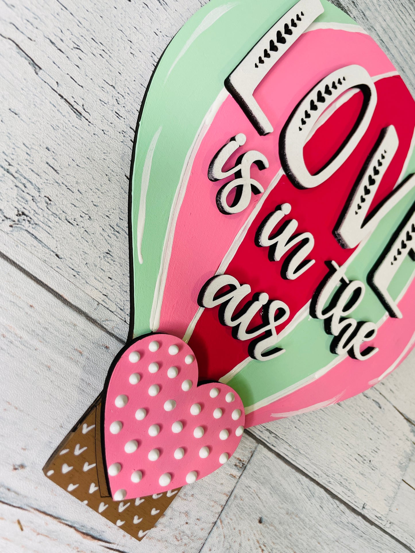 DIY Kit Valentine's Hot Air Balloon