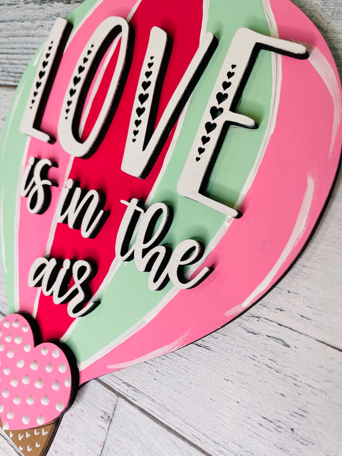 DIY Kit Valentine's Hot Air Balloon