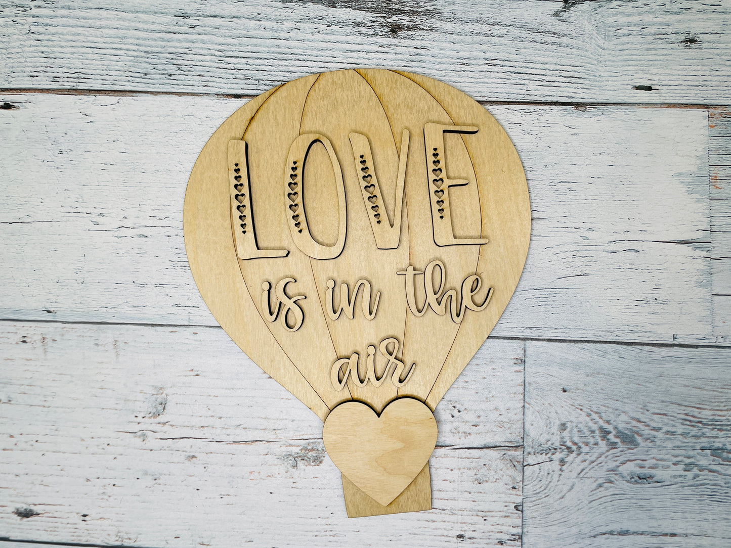 DIY Kit Valentine's Hot Air Balloon