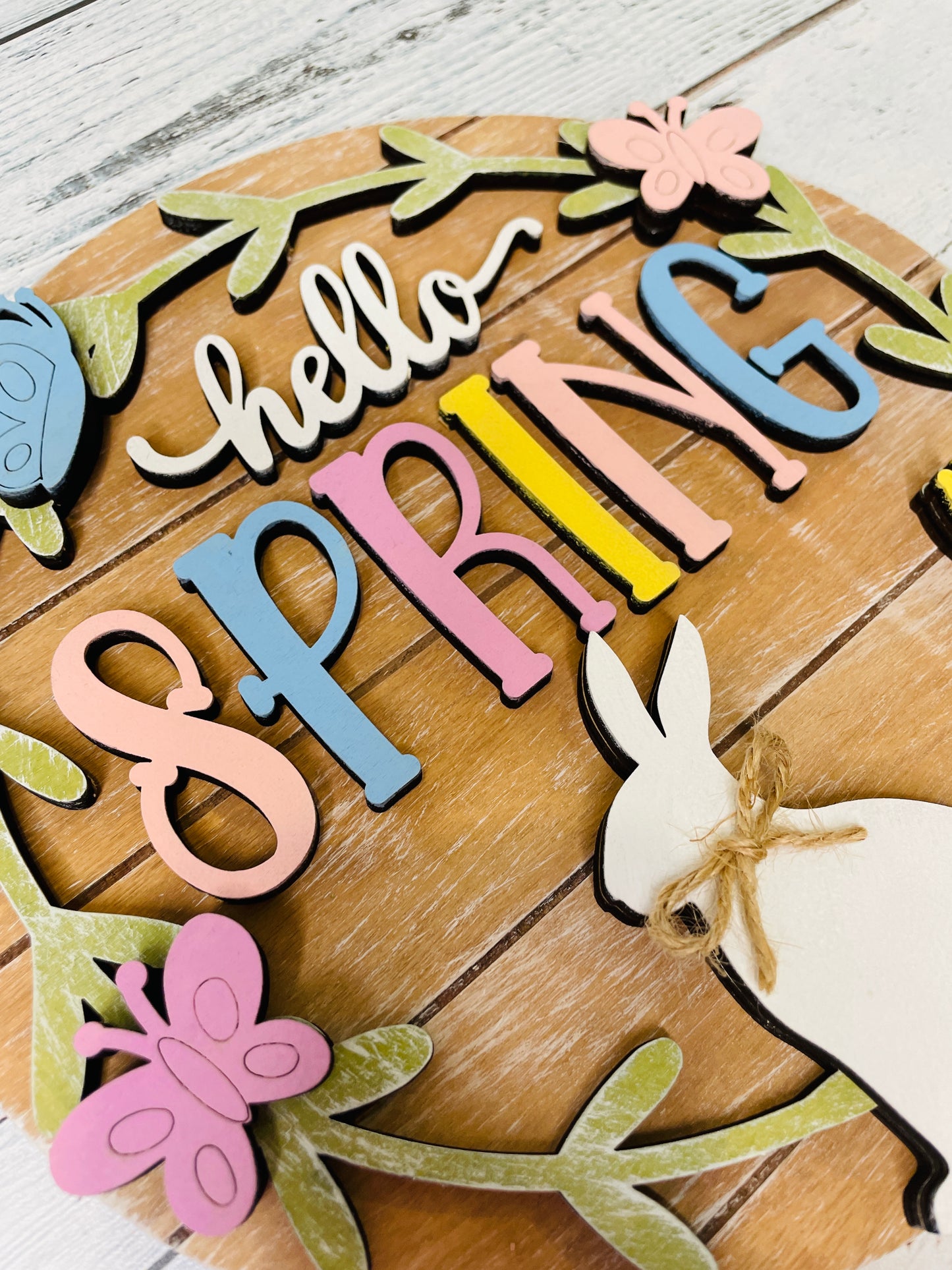 DIY Kit Spring Bunny Sign