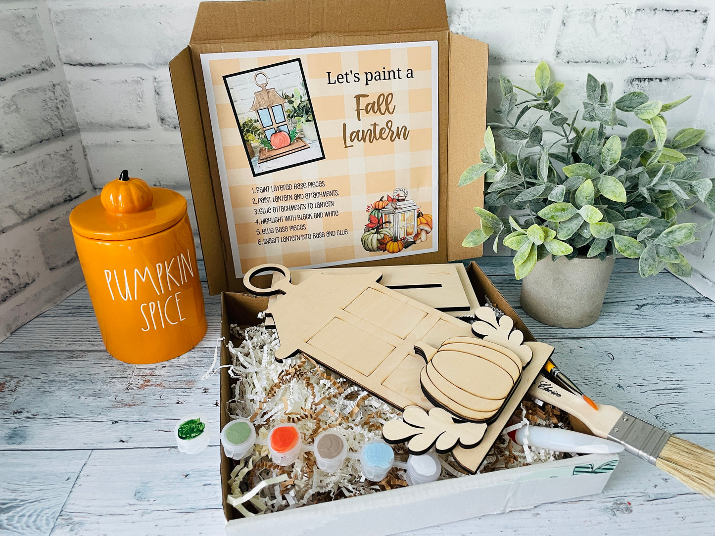 DIY Kit Fall Lantern