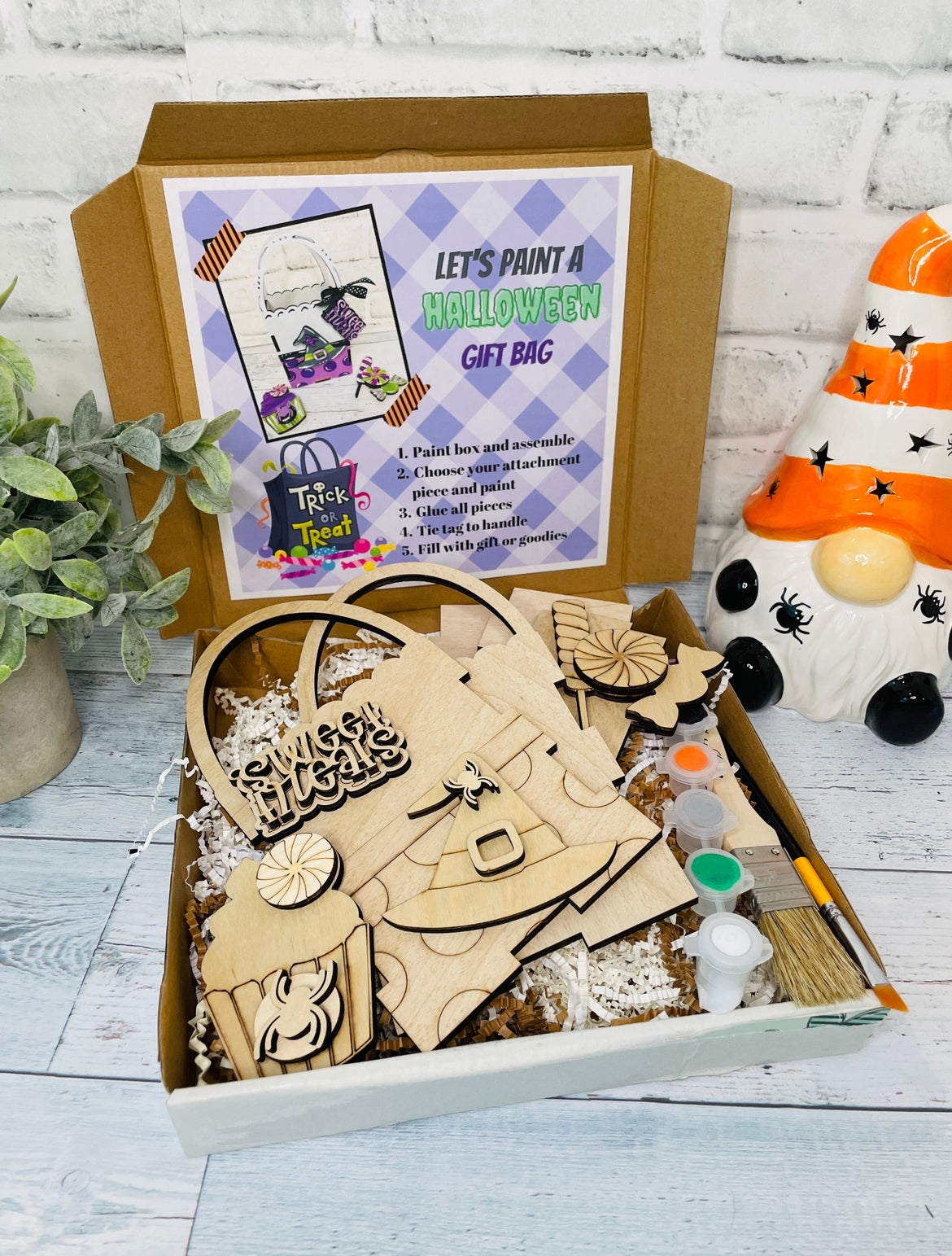 DIY Kit Halloween Gift Bag