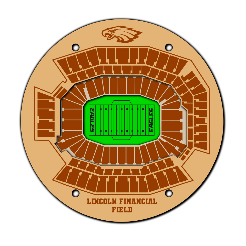 Philadelphia Eagles Coaster SVG