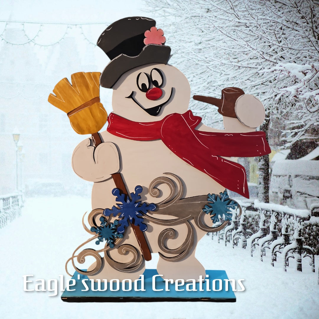 30" tall Frosty Stand up