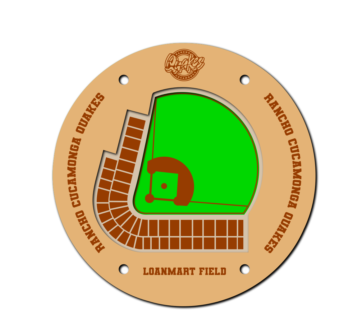 MLB 5" Stadium Coasters