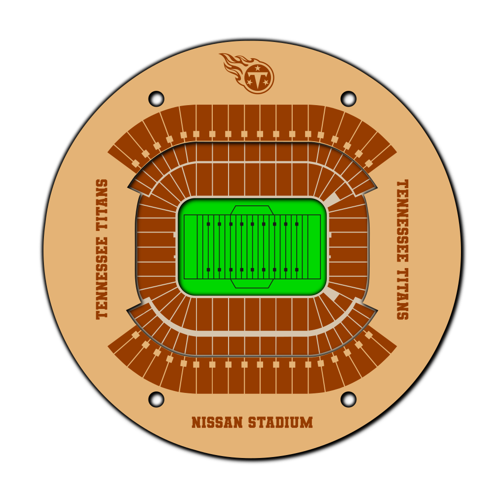 NFL Stadium Coasters SVG File AFC South