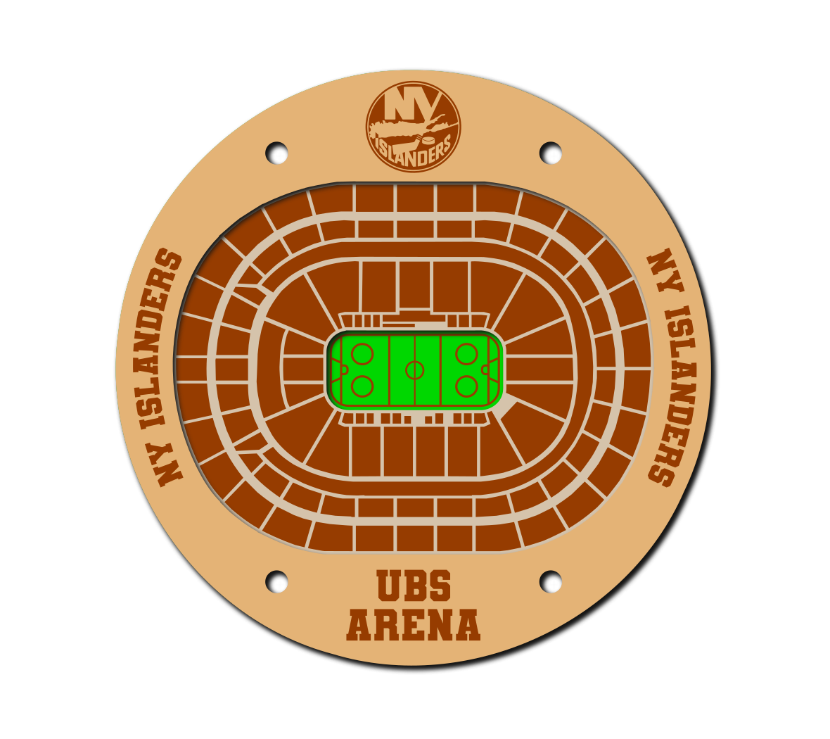 NHL NY Islanders Coaster SVG