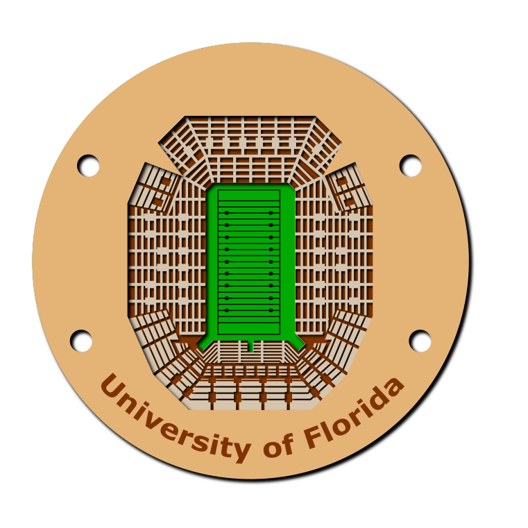 U of Florida Football Stadium - SVG