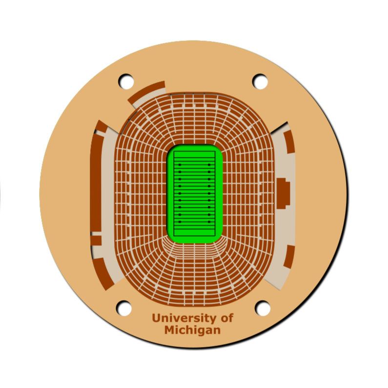 University of Michigan Football Stadium - SVG