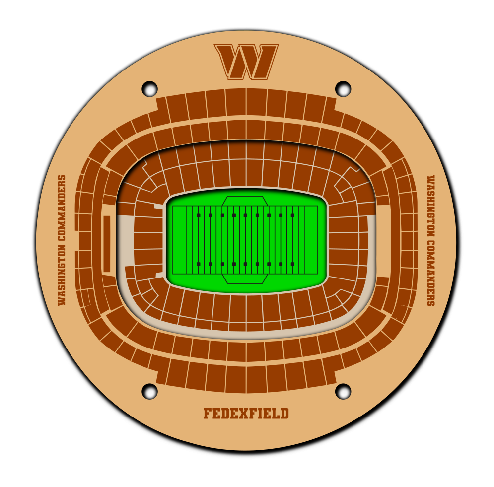 NFL Stadium Coasters SVG File NFC EAST