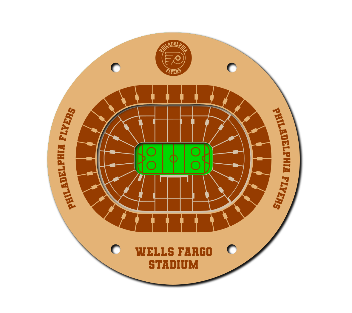 Philadelphia Flyers Coaster SVG