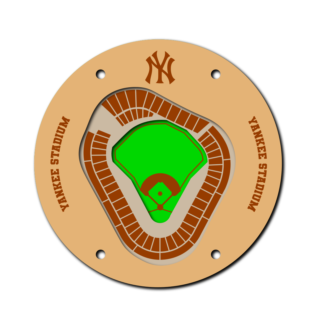 MLB 5" Stadium Coasters
