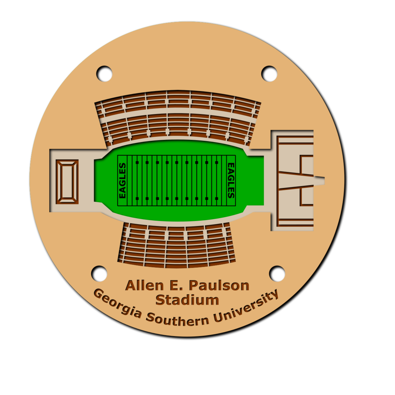 Allen E. Paulson Stadium Georgia Southern SVG