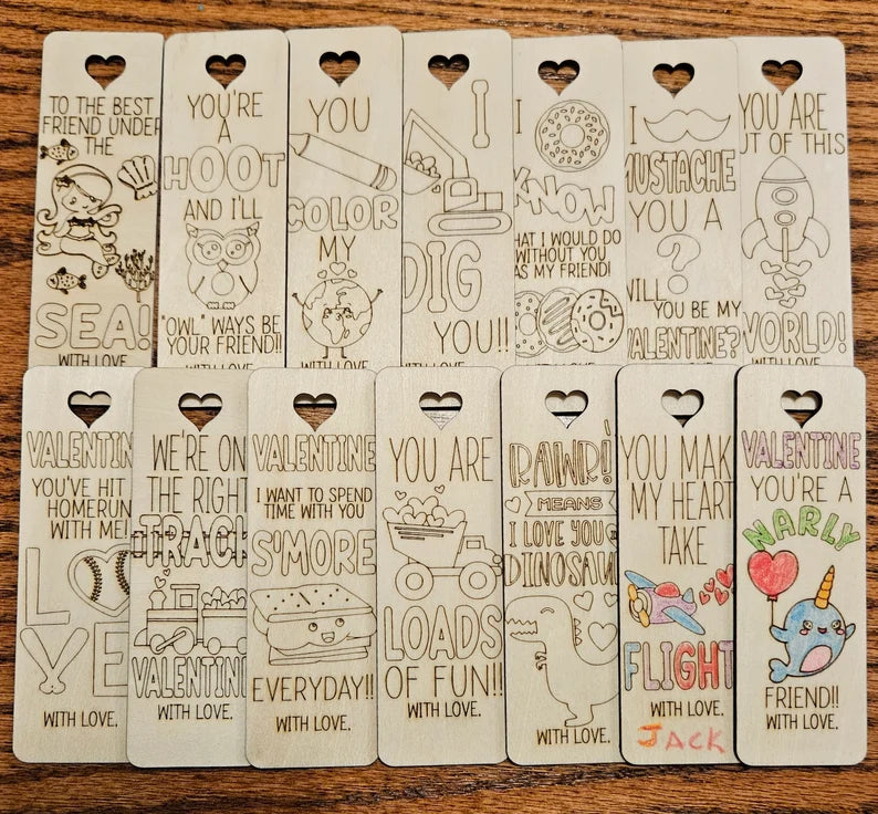 Valentine's Day Bookmarks
