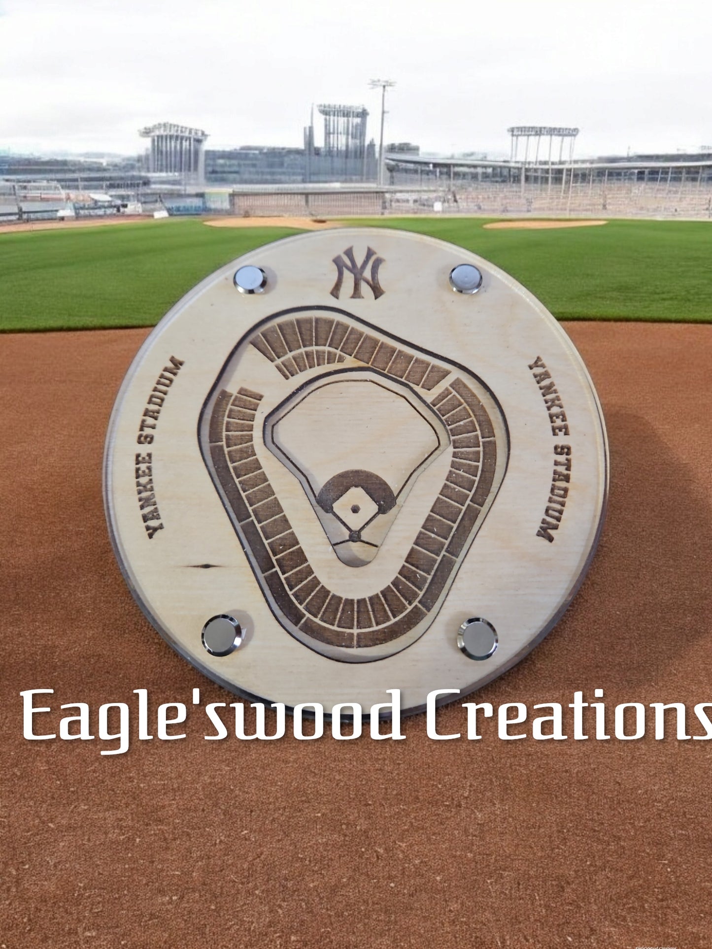 NY Yankees "Old" prior to 2008 Stadium Coaster SVG