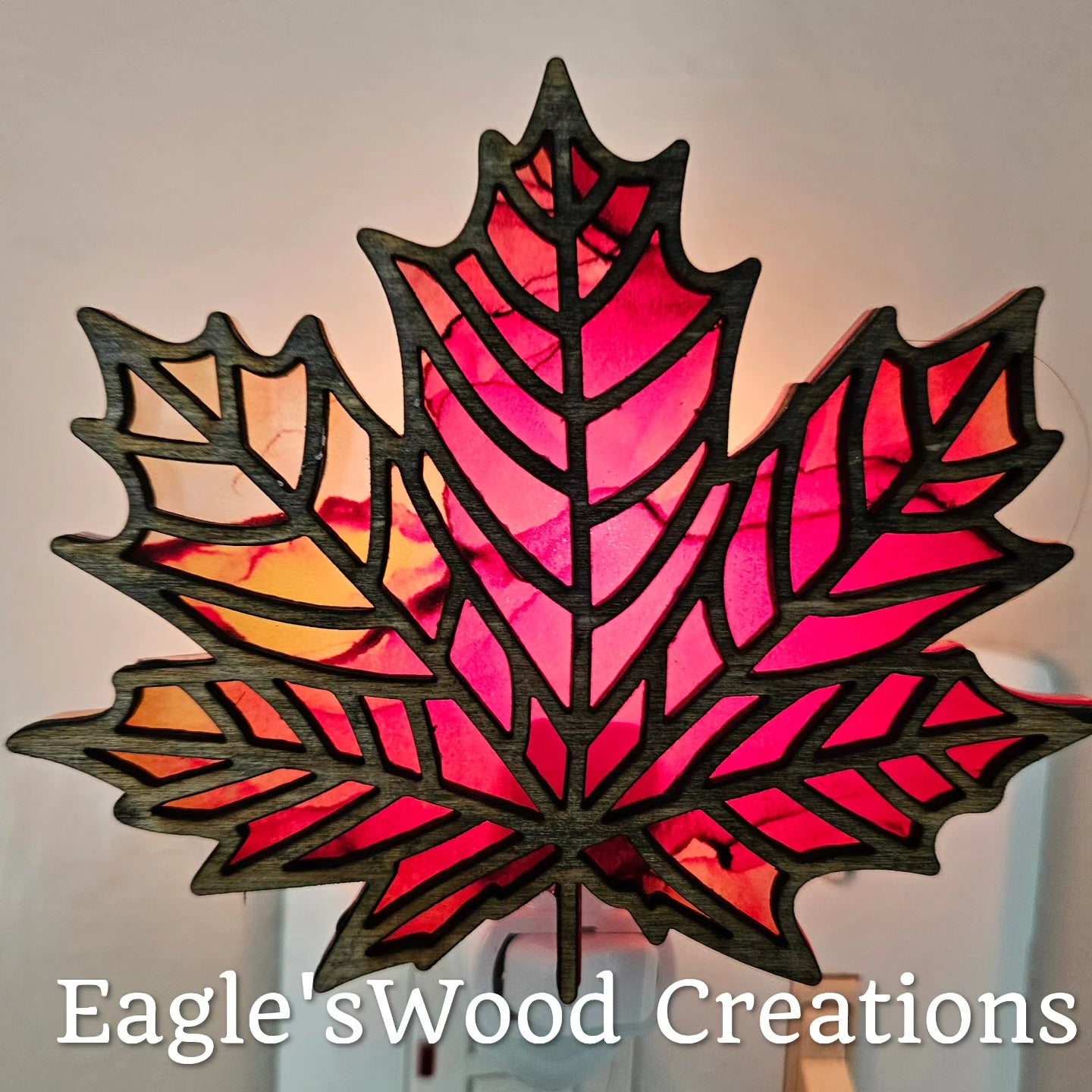 Maple Leaf Nightlight Digital SVG Laser