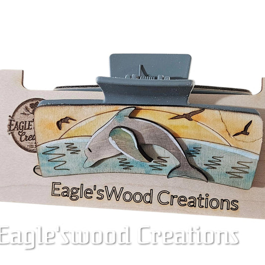 Dolphins Hairclip 4.1