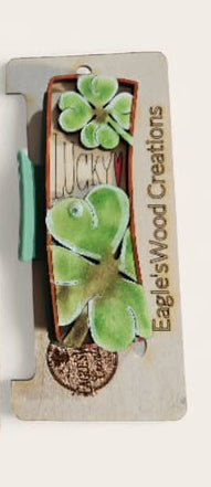 St. Patrick's Day hair clip 4.1