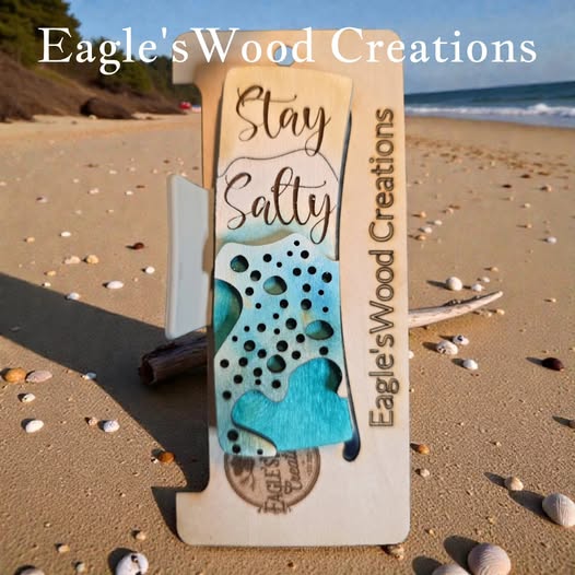 Stay Salty Hairclip 4.1