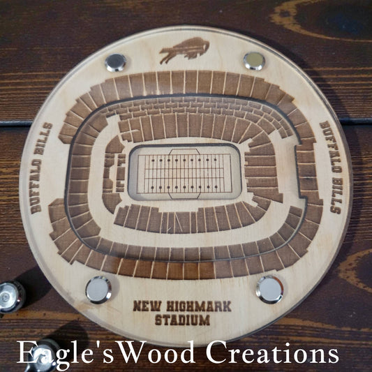 Buffalo Bills "New Highmark Stadium" Coaster SVG