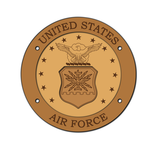 US Air Force Multi Layered Coaster