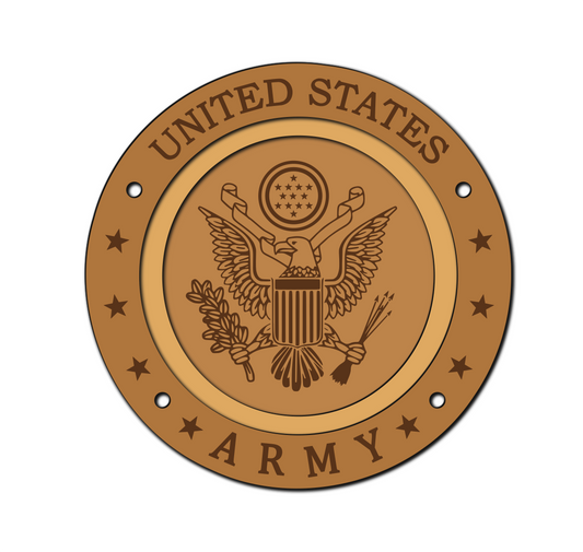 US Army Multi Layered Coaster