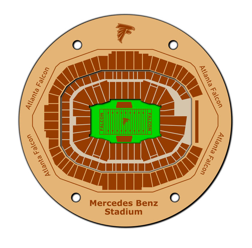 NFL Football Stadium Coaster