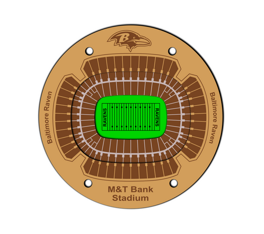 NFL Stadium Coasters SVG File AFC North