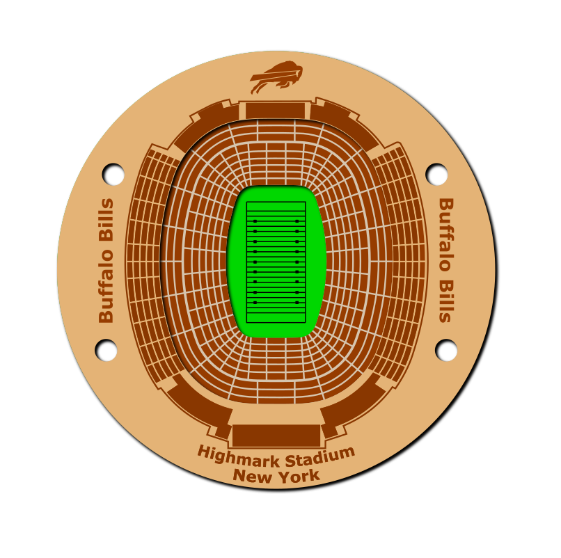 Buffalo Bills Coaster SVG