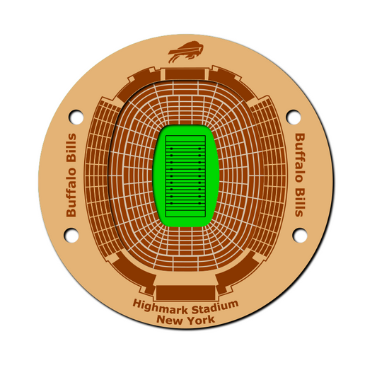 Buffalo Bills Coaster SVG