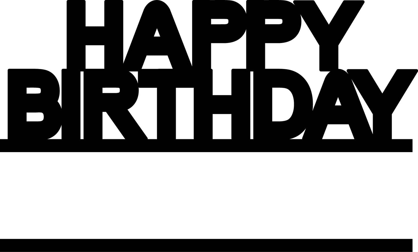 Birthday Cake Toppers