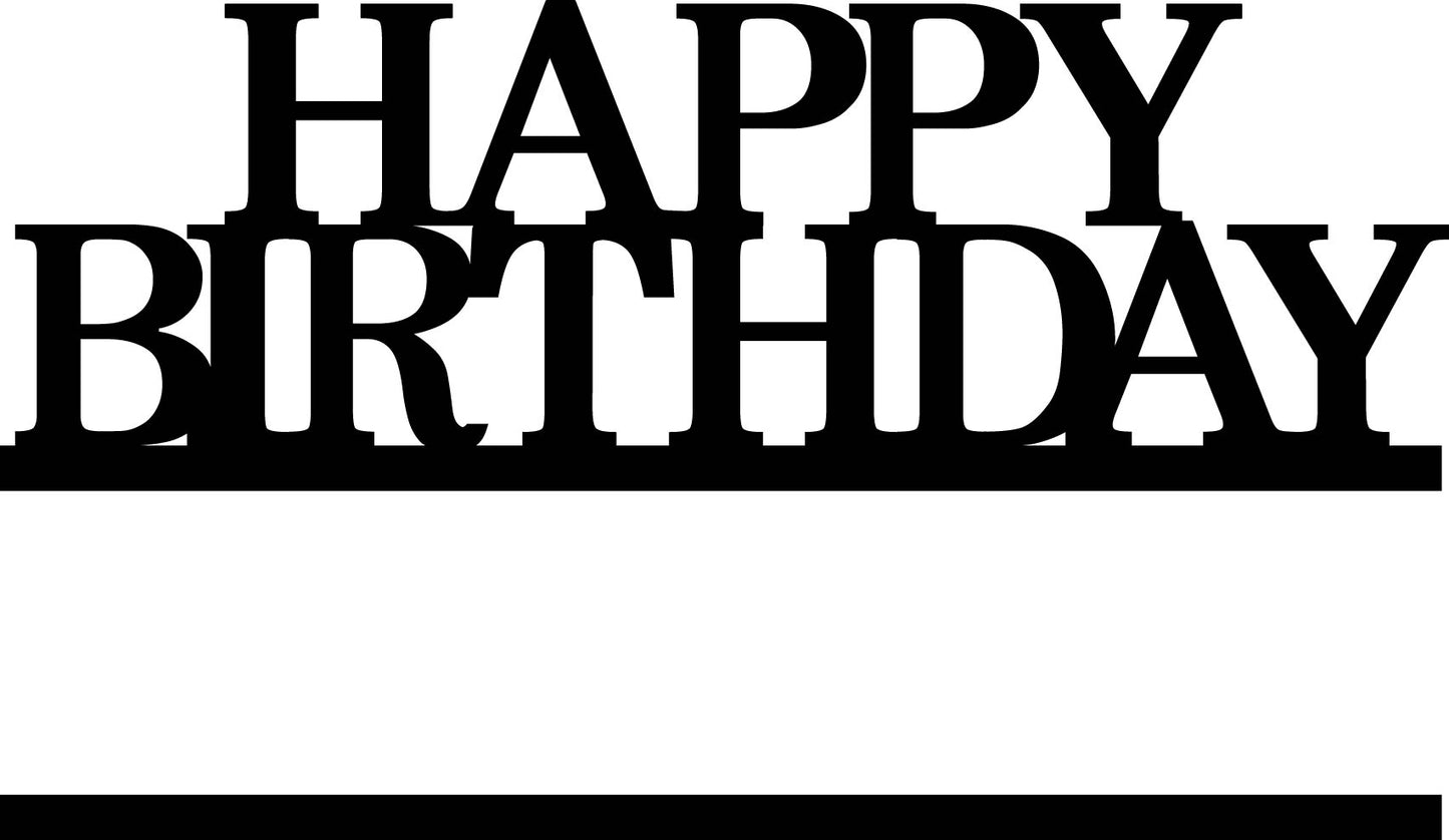 Birthday Cake Toppers