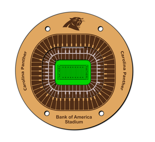 Carolina Panthers Coaster SVG