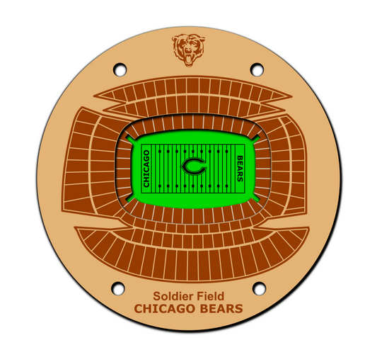 NFL Stadium Coasters SVG File NFC North