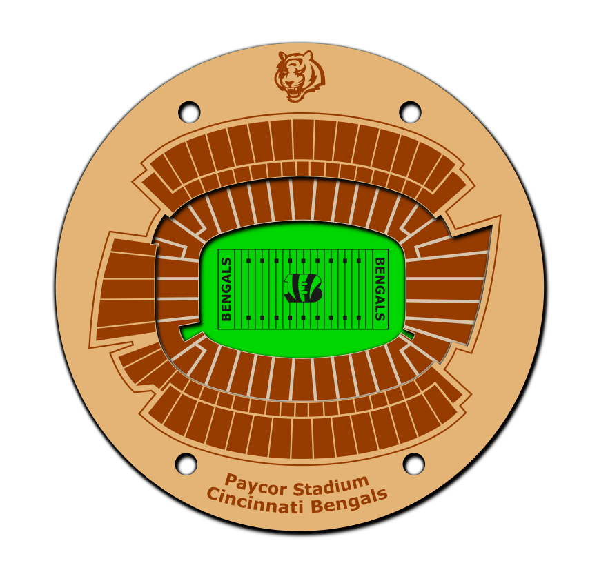NFL Stadium Coasters SVG File AFC North