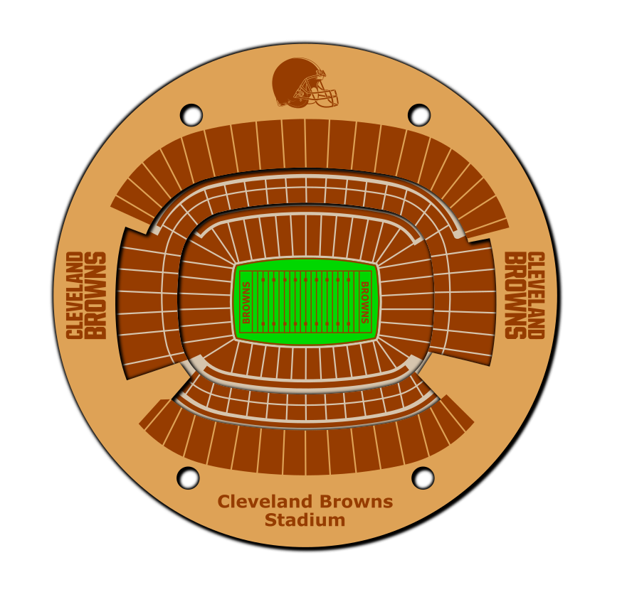 NFL Football Stadium Coaster