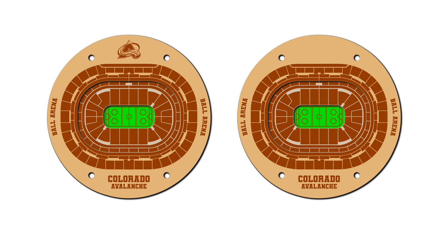 Colorado Avalanche Coaster SVG