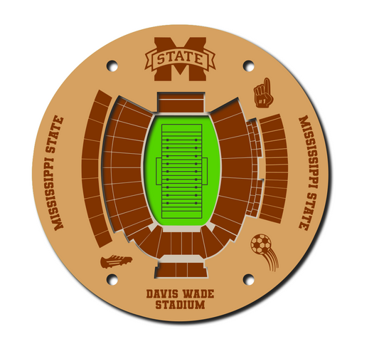 Mississippi State SVG digital Davis Wade Stadium