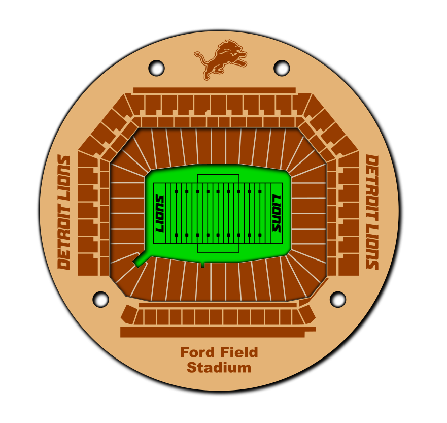 NFL Stadium Coasters SVG File NFC North