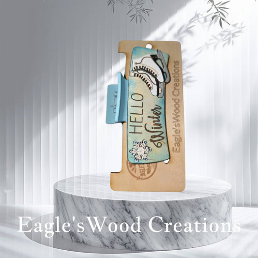 Hello Winter Hairclip 4.1