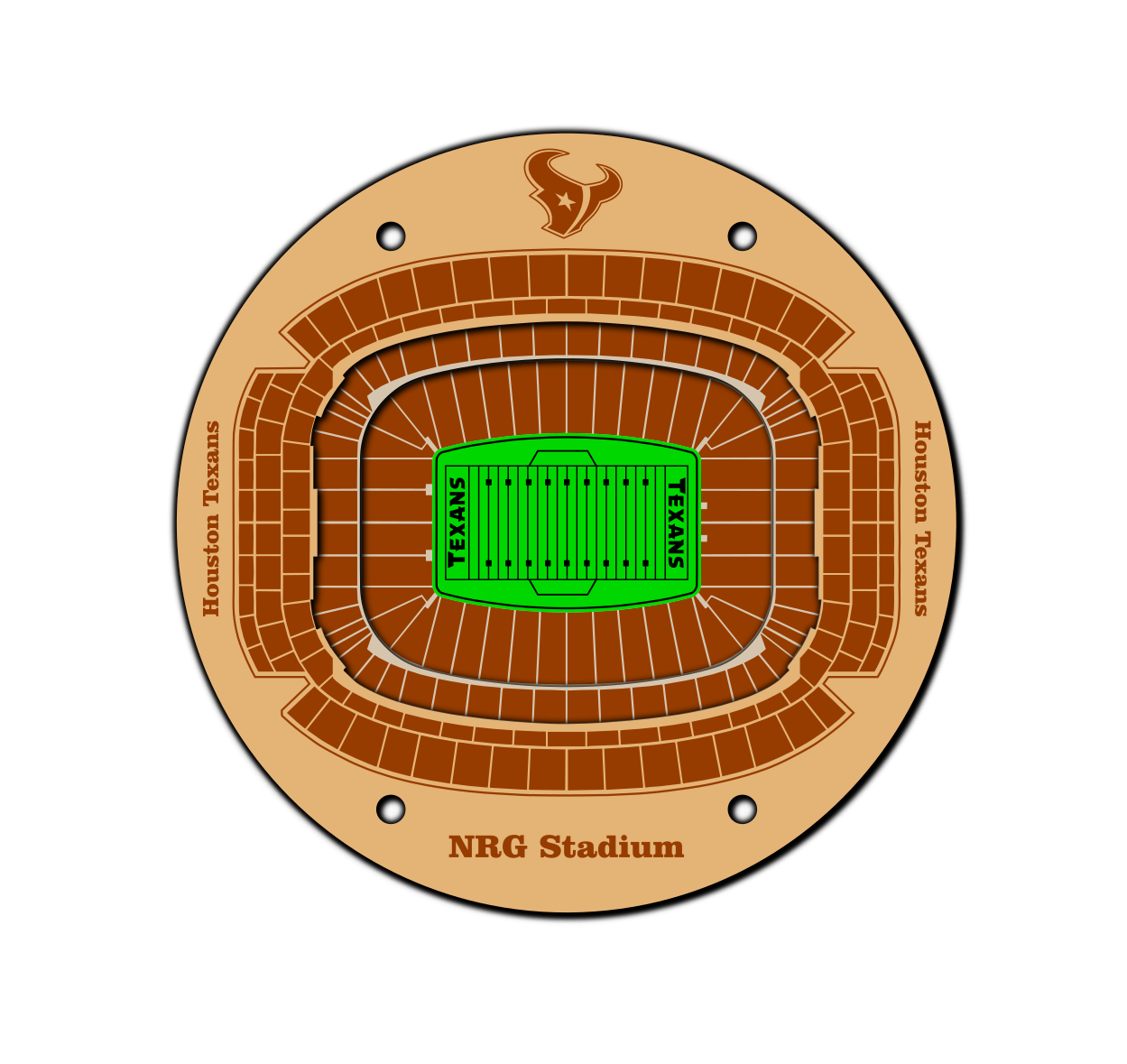 NFL Football Stadium Coaster